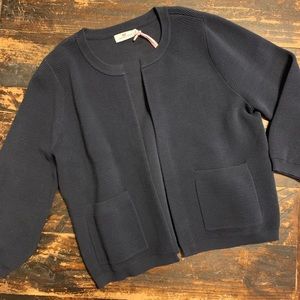 NWT Vineyard Vines Navy ribbed cardigan